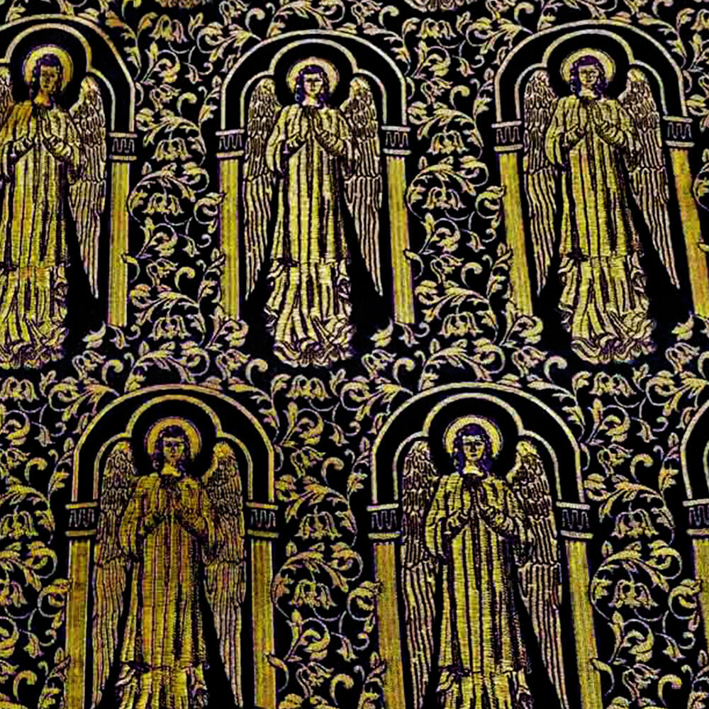 Liturgical fabric for vestments (Angels in the Temple) Liturgical fabric for vestments (Angels in the Temple)