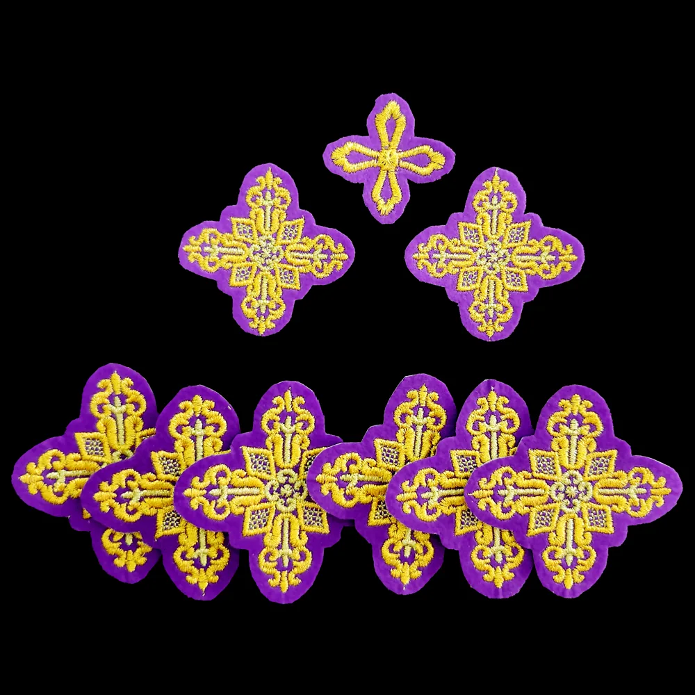Crosses embroidered for the Epitrachelion Set (St. Peter and St. Paul) Crosses embroidered for the Epitrachelion Set (St. Peter and St. Paul)