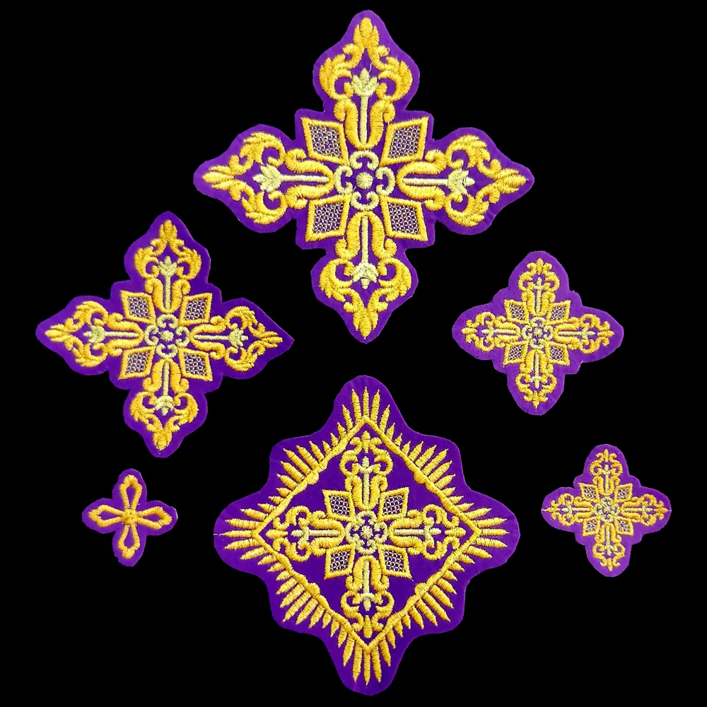 Embroidered crosses for bishop vestments (St. Peter and St. Paul) Embroidered crosses for bishop vestments (St. Peter and St. Paul)