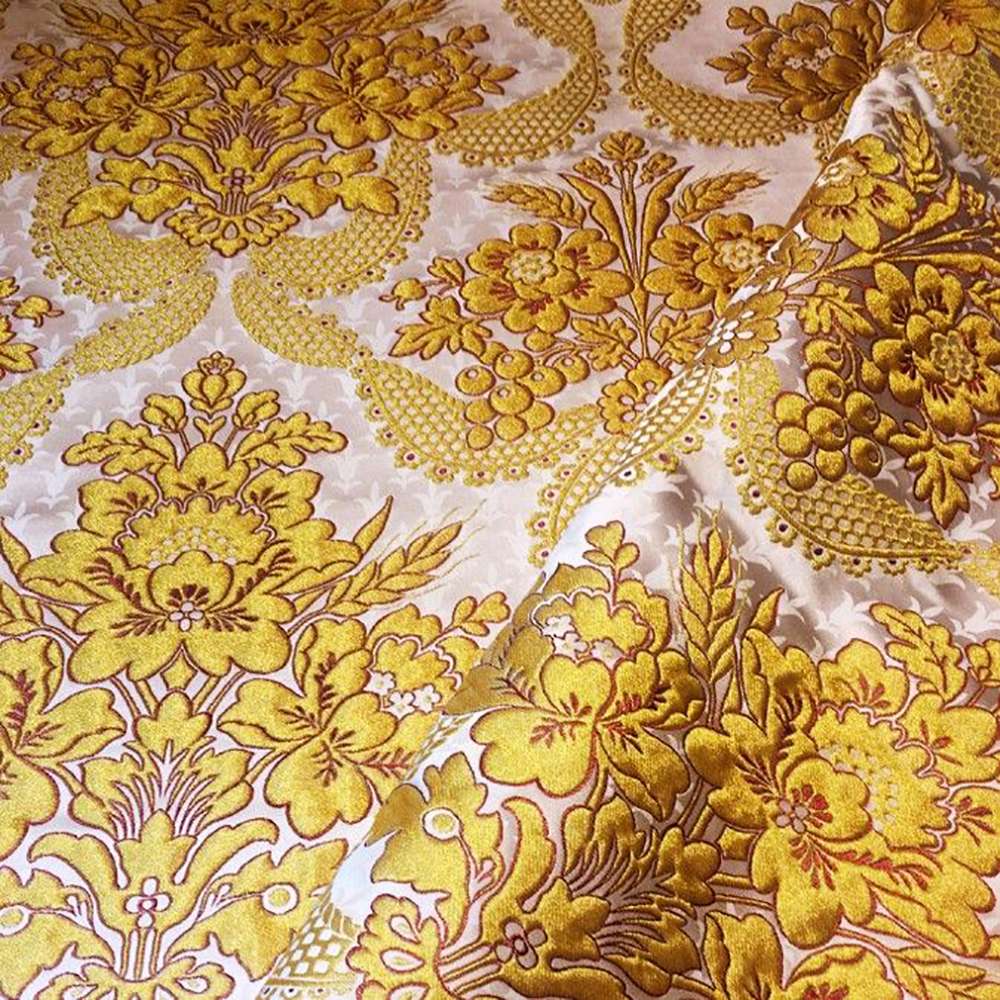Greek Brocade (Openwork) with burgundy outline Greek Brocade (Openwork) with burgundy outline