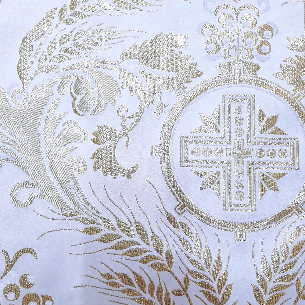 Greek Brocade white (Niva) Greek Brocade white (Niva)