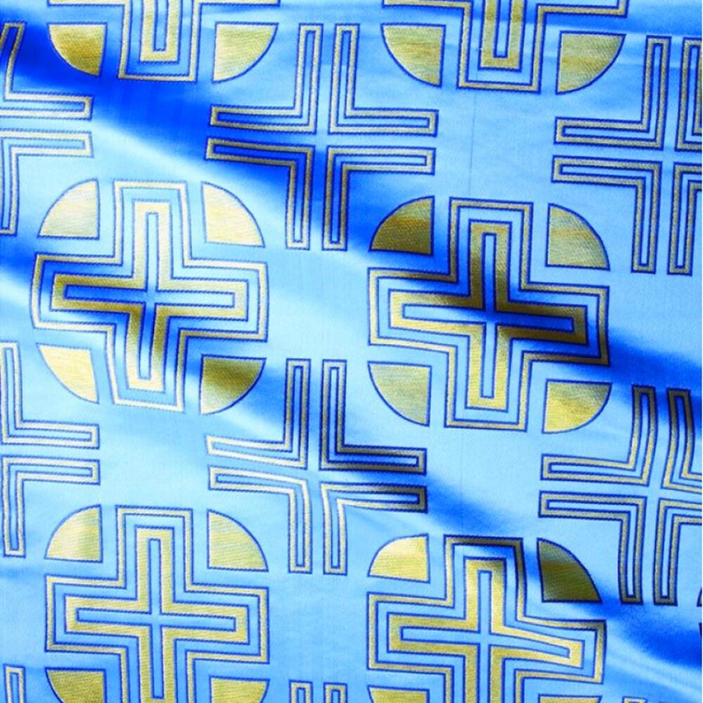 Brocade skyblue (Lazarus Cross) Brocade skyblue (Lazarus Cross)