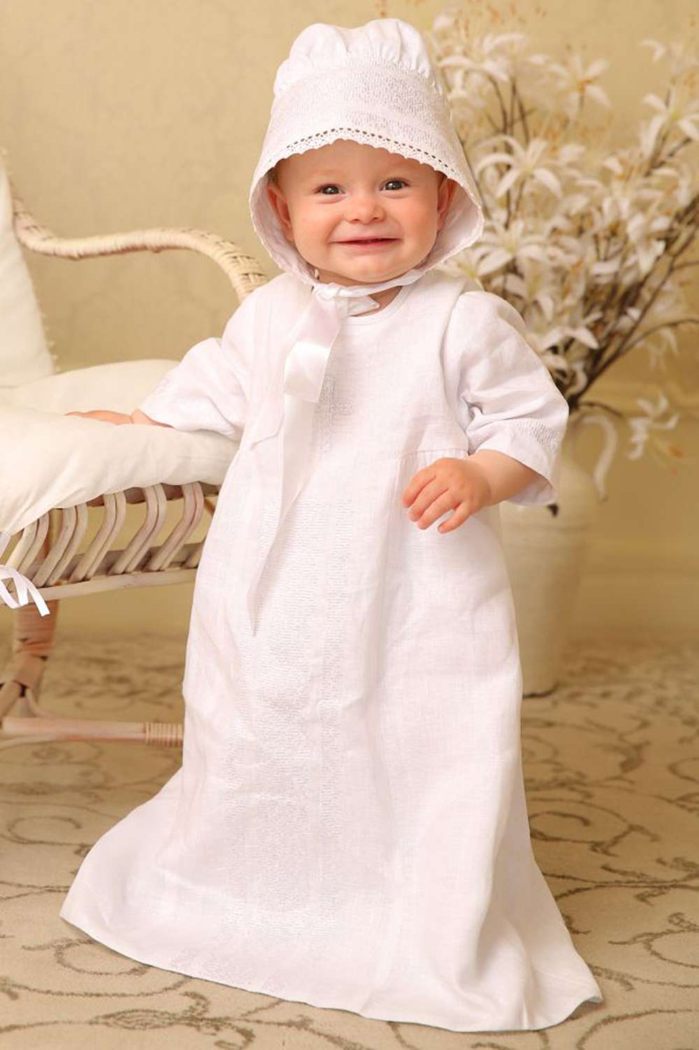 Linen tunic embroidered (Chrism) buy