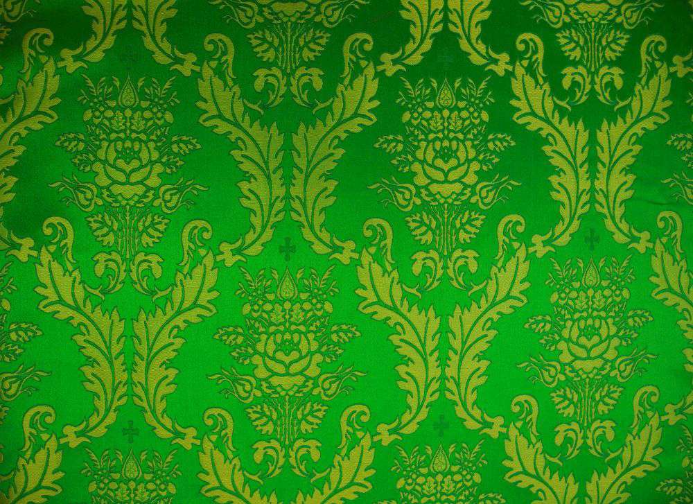 Brocade (Crown of Thorns) for vestment for sale