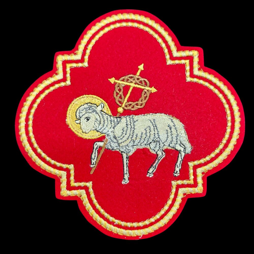 Church embroidery (Lamb) for sale
