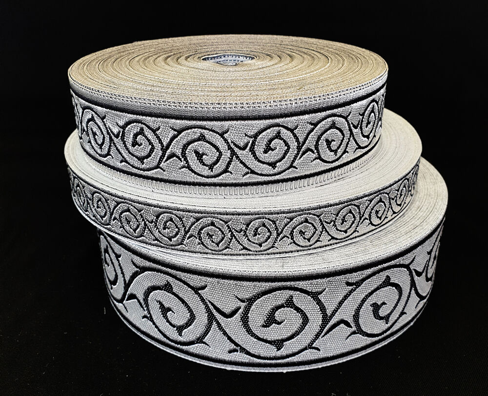 Galloon (Golgotha) black with silver