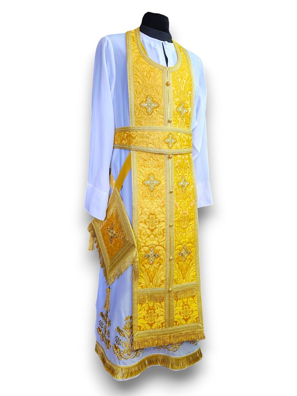 Greek style vestment with premium braid buy