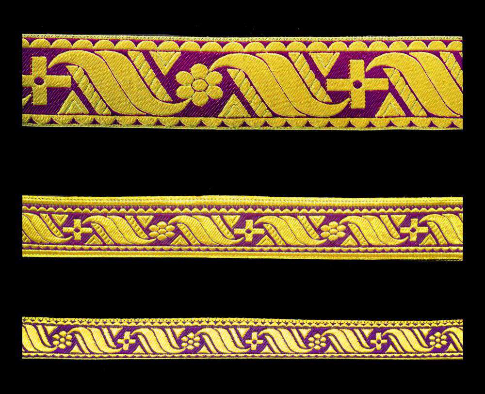 Galloon (Athos) violet with gold