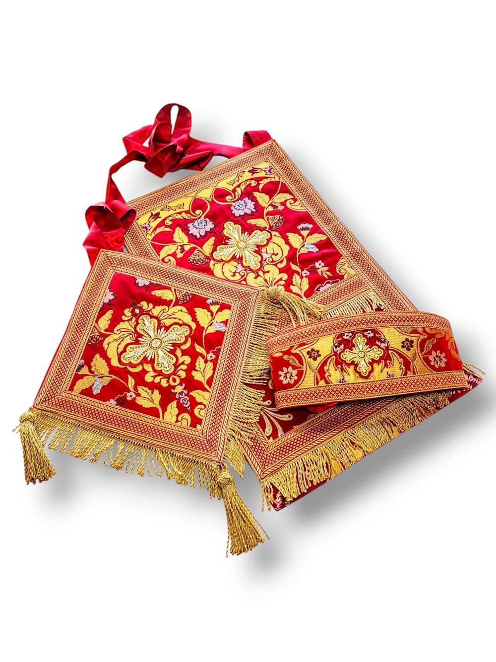 Priest's vestment in Greek style for Easter Greek fabric