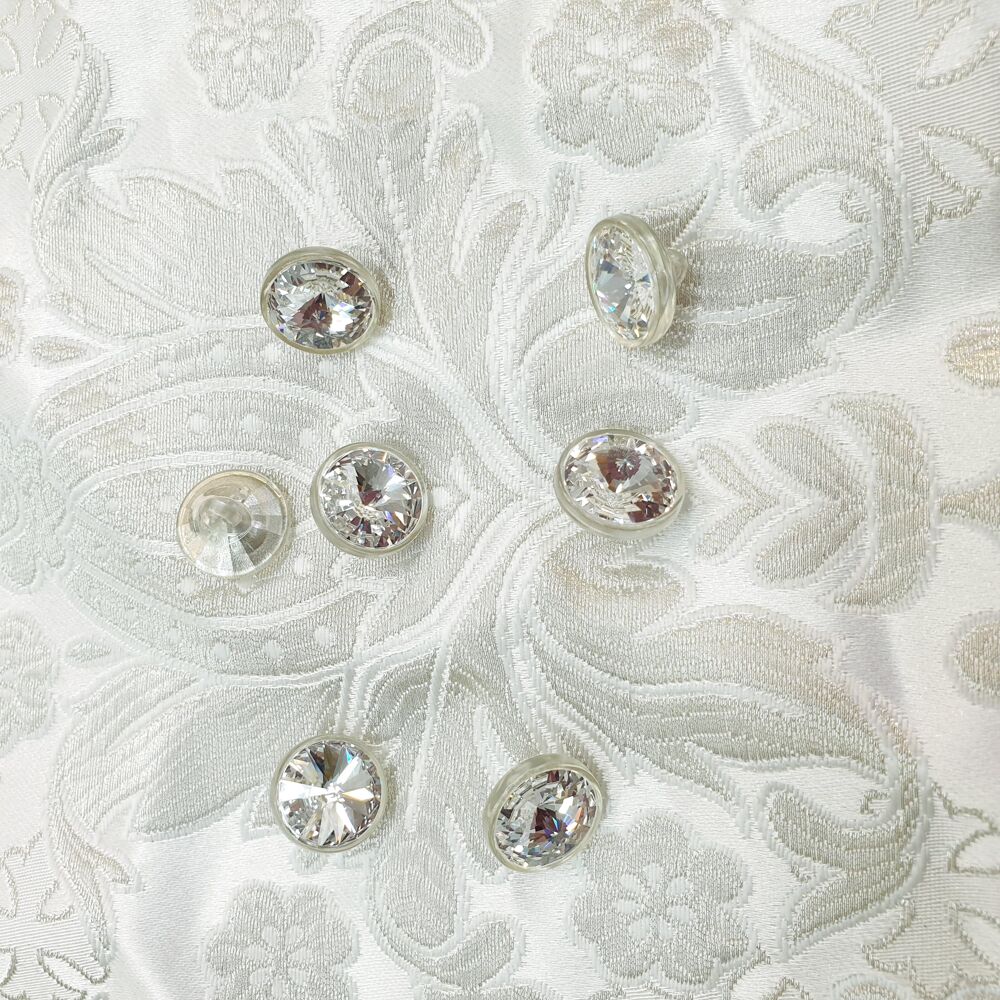 Swarovski Buttons for vestments (white) for sale