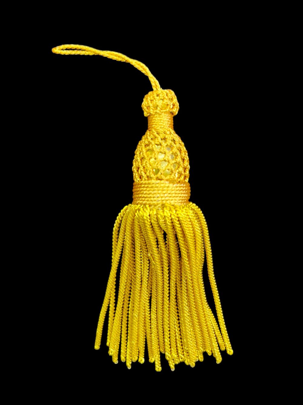 Tassel from metallic gimp thread for bishops' vestments