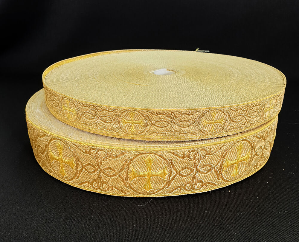 Church band for vestments yellow