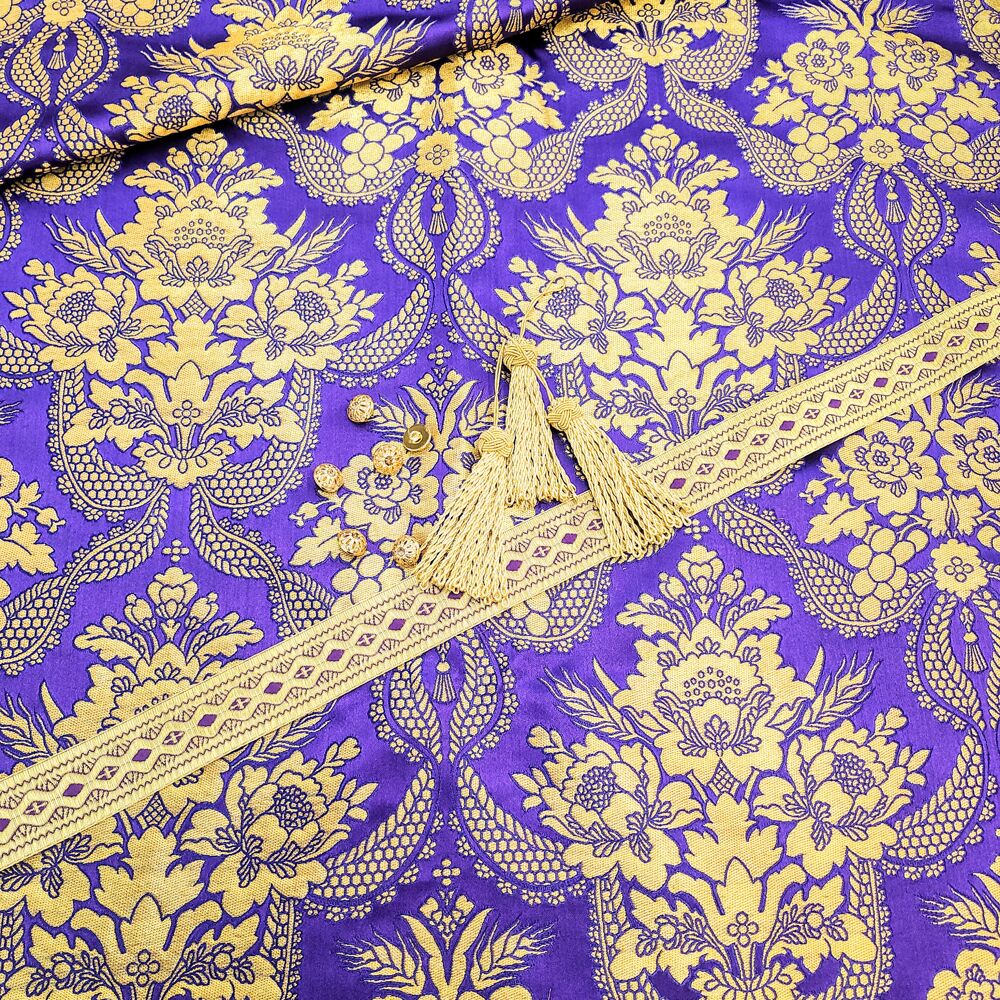 Church fabric (Nativity of the Mother of God) violet for sale