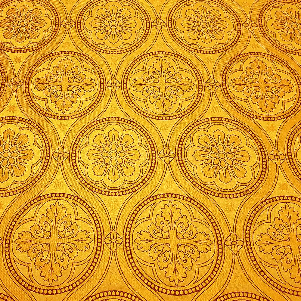 Fabric for Vestments golden (Easter) for sale