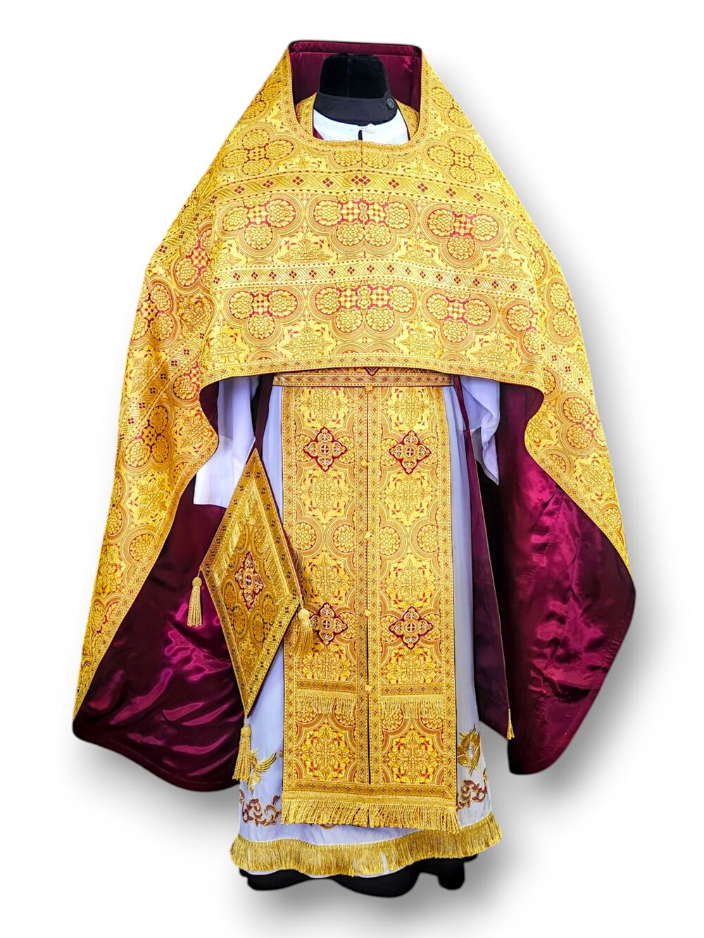 Русское облачение желтое Русское облачение желтое