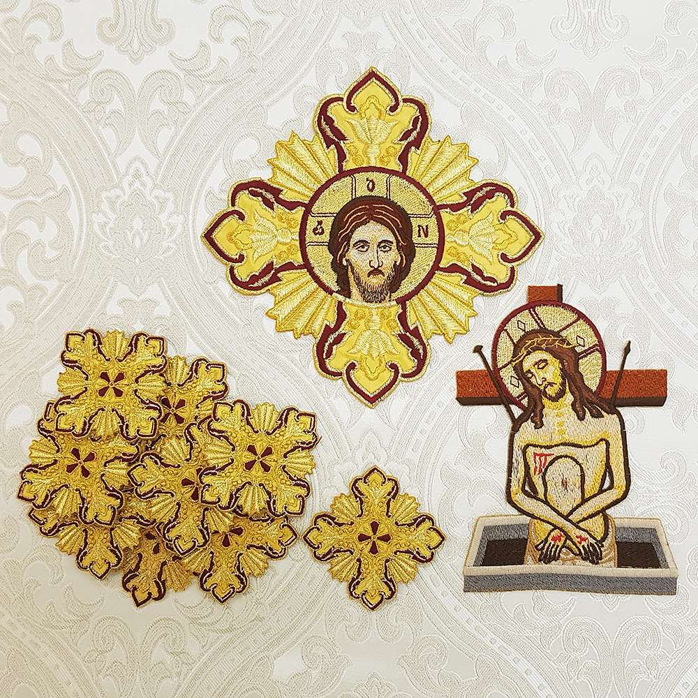 Комплект хрестів для облачення грецького Комплект хрестів для облачення грецького